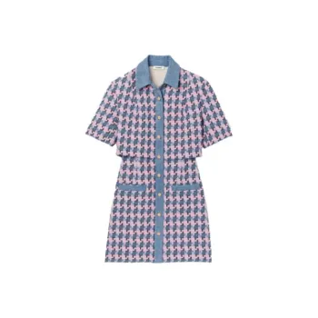 Sandro Short Sleeved Dresses Women's Purple