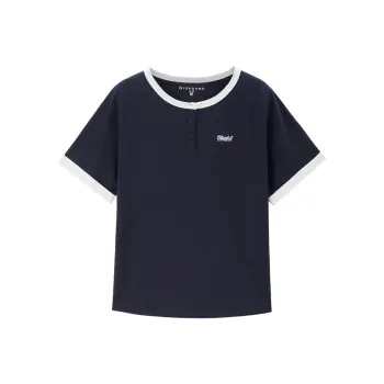 UNIQLO Raglan Sleeve T Shirt Women's Signature Marine Blue