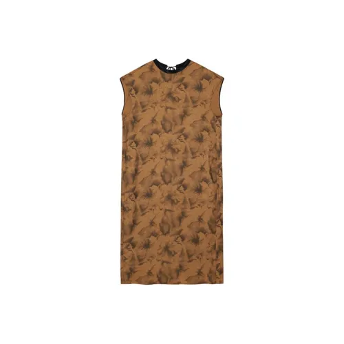 Ginger Short-Sleeved Dresses Women's Black Umber Two-Tone