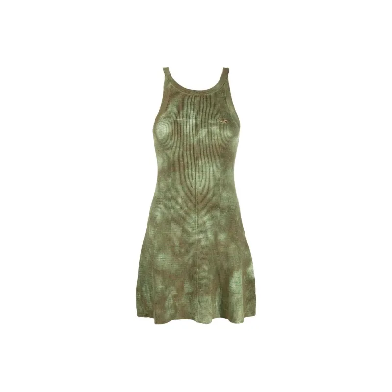 DIESEL Sleeveless Dresses Women's Green-0