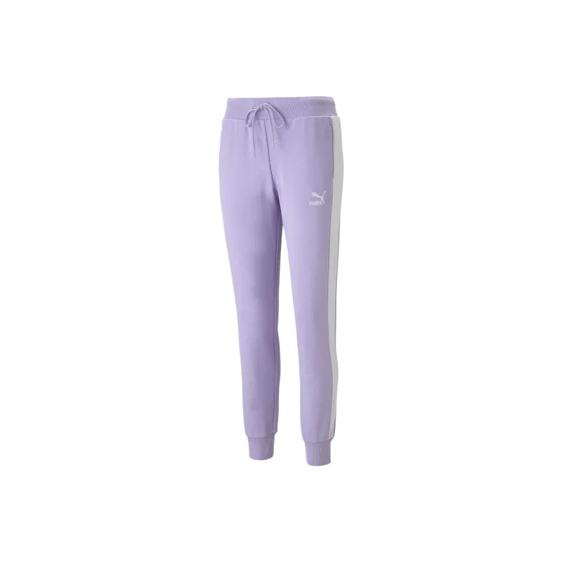 PUMA Knitted Sports Pants Women's Violet-0