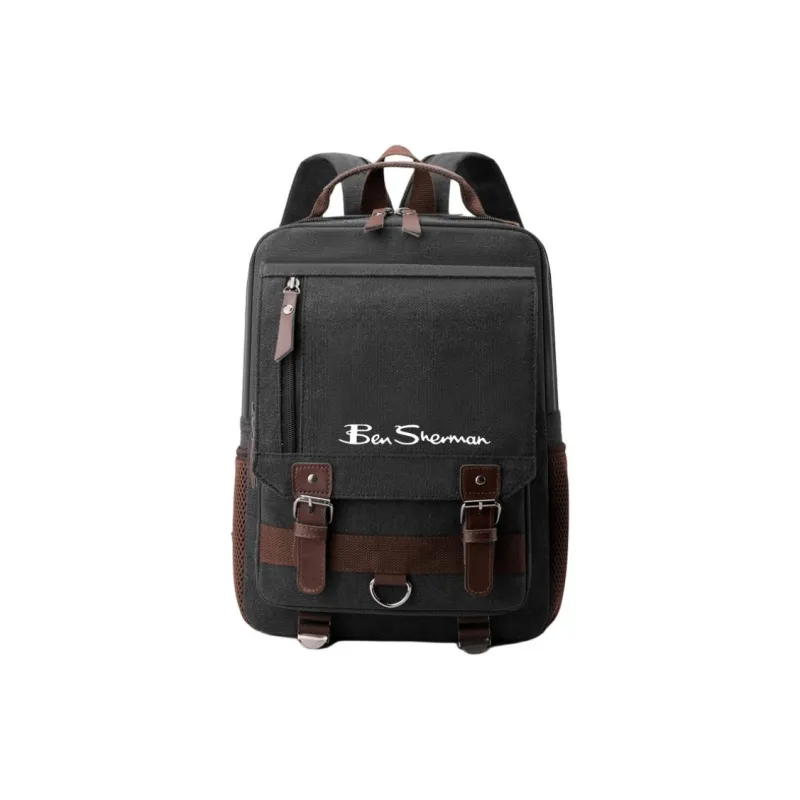 BEN SHERMAN Canvas Backpack Regular Unisex Multicolor-9