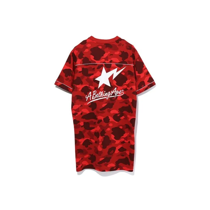 Bape Color Camo Sta S/S Shirt Red-1