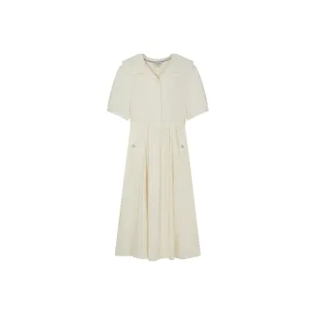 Teenie Weenie Short Sleeved Dresses Women's Ivory
