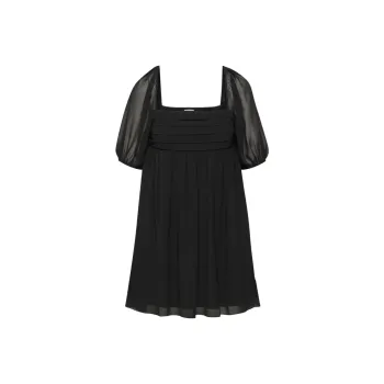 ARITZIA Wilfred Circus Dress Short-Sleeved Dresses Women's Black