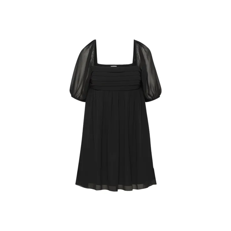ARITZIA Wilfred Circus Dress Short-Sleeved Dresses Women's Black-0