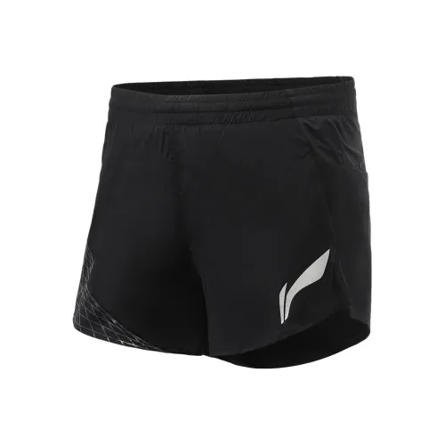 LINING running White Collection Casual Shorts Women's Black