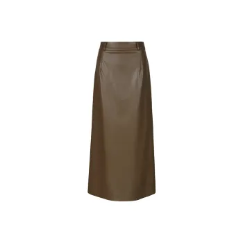 MKBY Leather Long Skirt Women's