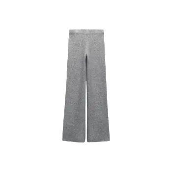 ZARA Knitted Sweatpants Women's Gray