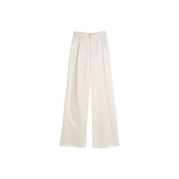 Hang Yi Court Casual Pants Women's Beige