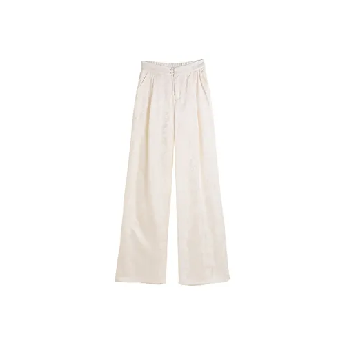 Hang Yi Court Casual Pants Women's Beige