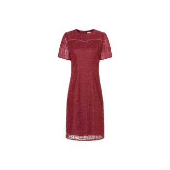 JZ. ANNAKRO Short Sleeved Dresses Women's Red Floral