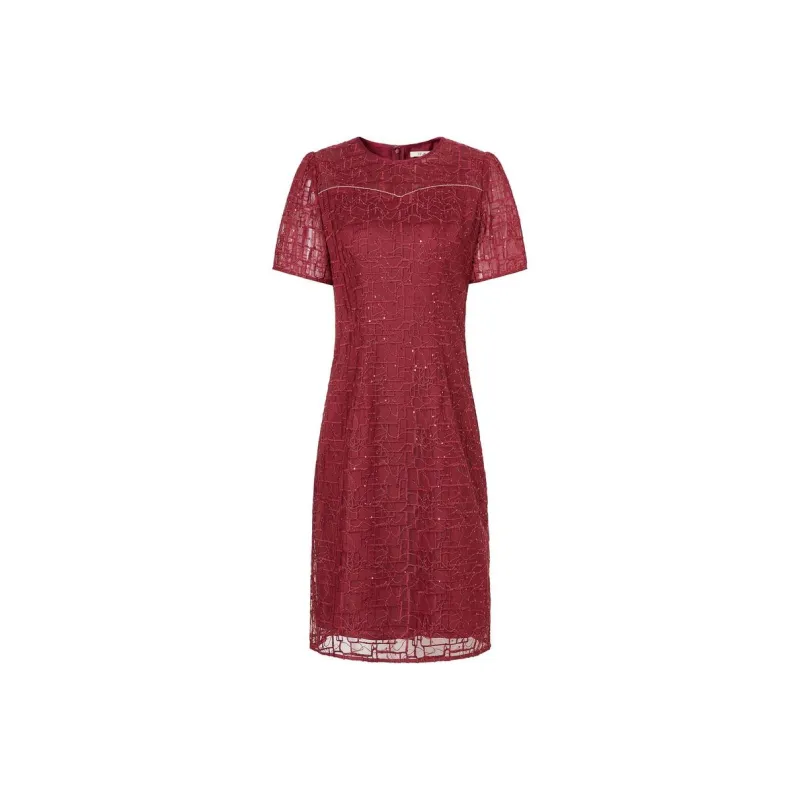 JZ. ANNAKRO Short-Sleeved Dresses Women's Red Floral-0