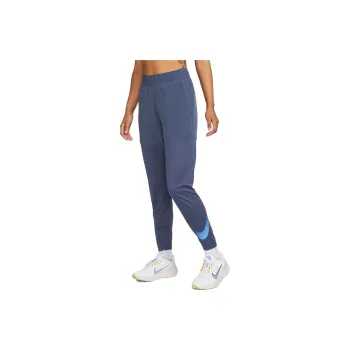 Nike Dri-FIT Swoosh Run Knitted Sports Pants Women's Blue