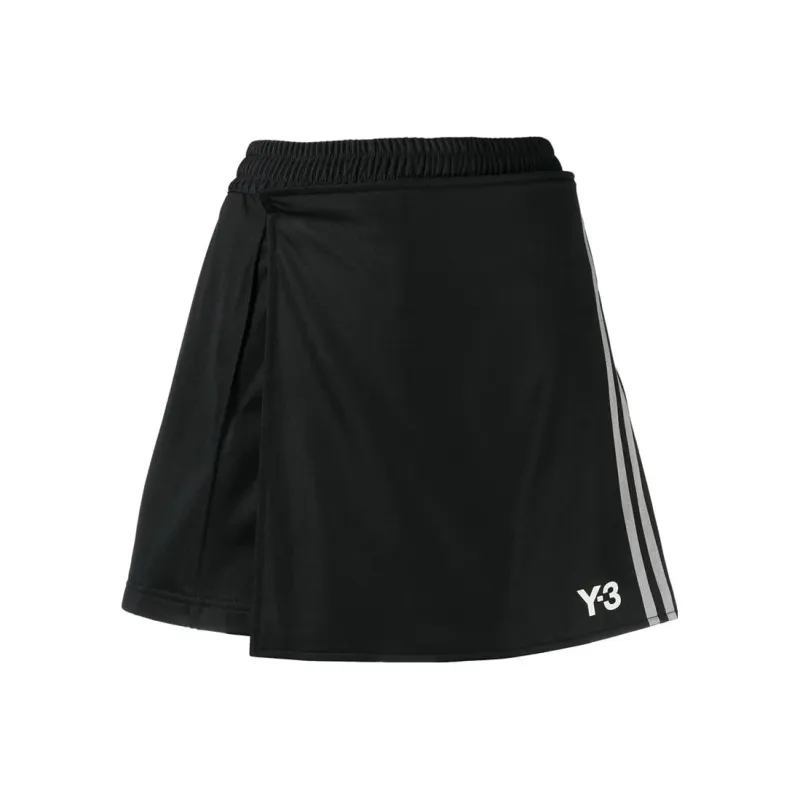 Y 3 Logo print Cotton Skorts-0