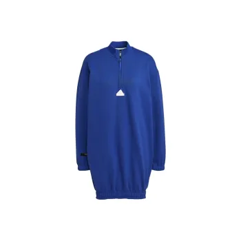 Adidas Long Sleeved Dresses Women's Blue