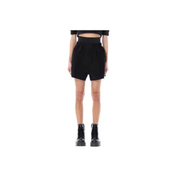 RAF SIMONS High waisted Cotton Shorts