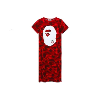 A BATHING APE Head Series Short Sleeved Dresses Women's