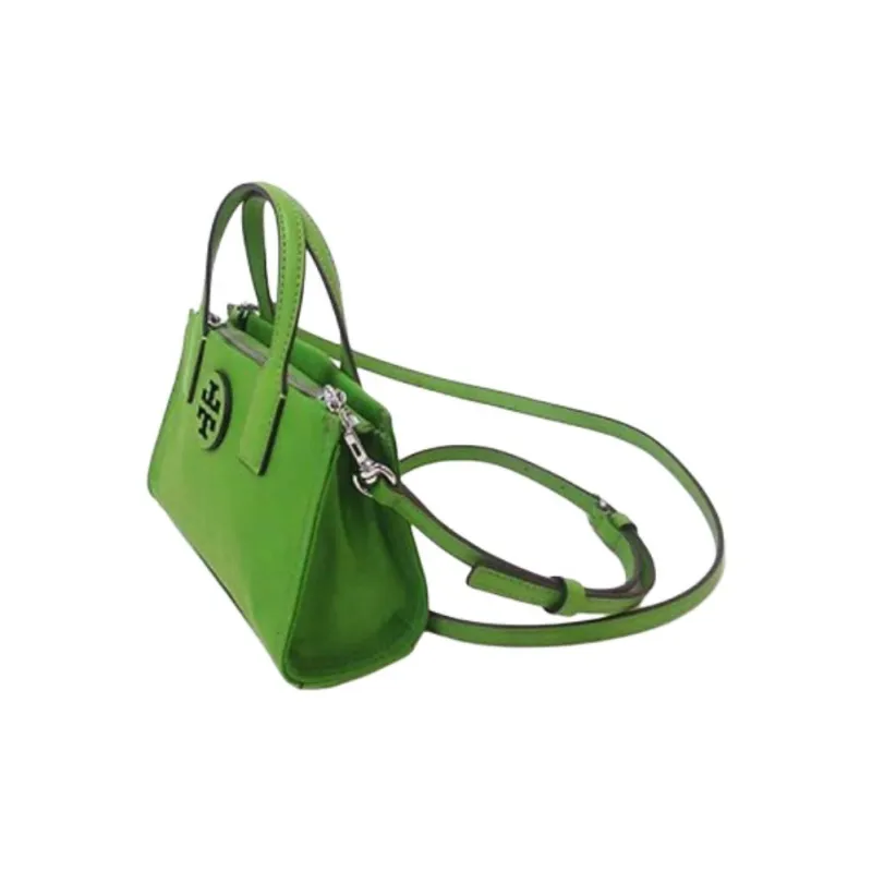 TORY BURCH Ella Nylon Tote Bag, Shopping Bag, Shoulder Bag, Handbag Mini Women's Light Green-1