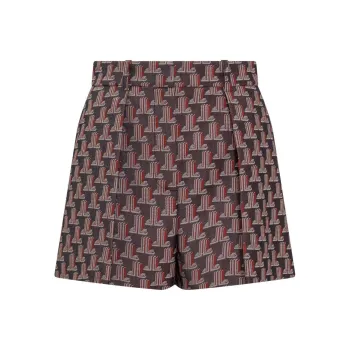 Lanvin SS22 Casual Shorts Women's Bright Red