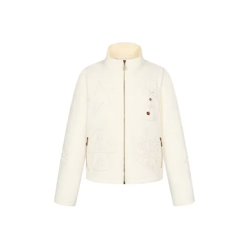 BETWEENAND Puffer Jacket Women's White