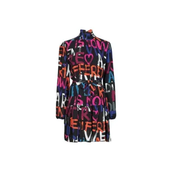 Desigual Long Sleeved Dress Women's Multicolor