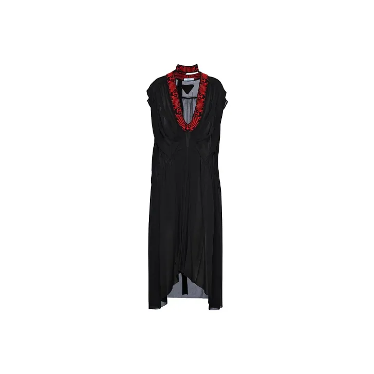 PRADA FW21 Sleeveless Dress Women's Black-0