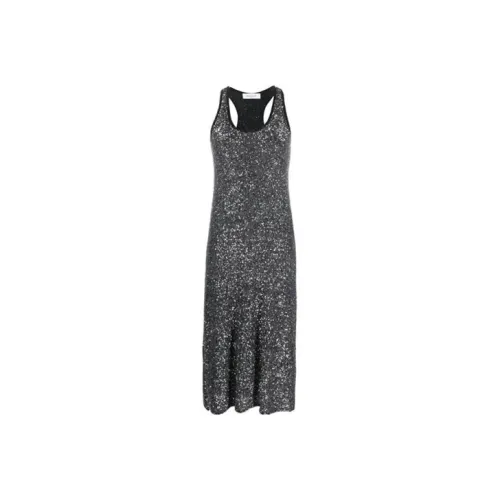 Fabiana Filippi Sequin embellished Sleeveless Midi Dress