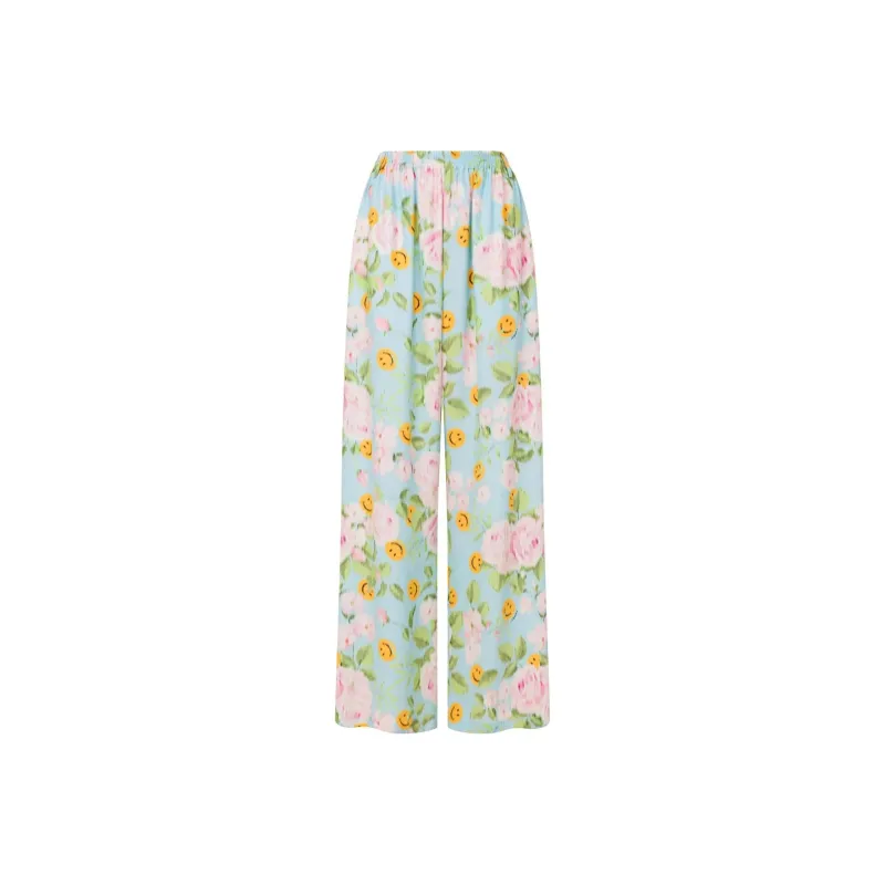 MOSCHINO Floral print Palazzo Pants-0