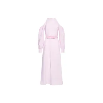 Stella McCartney Cut-Out Belted Midi Dress