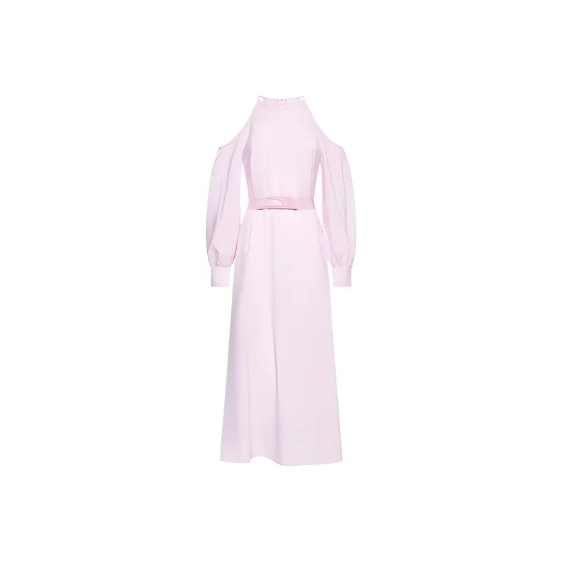 Stella McCartney Cut-Out Belted Midi Dress-0