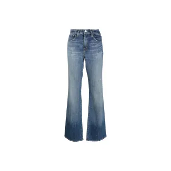 NILI LOTAN Flared Denim Jeans