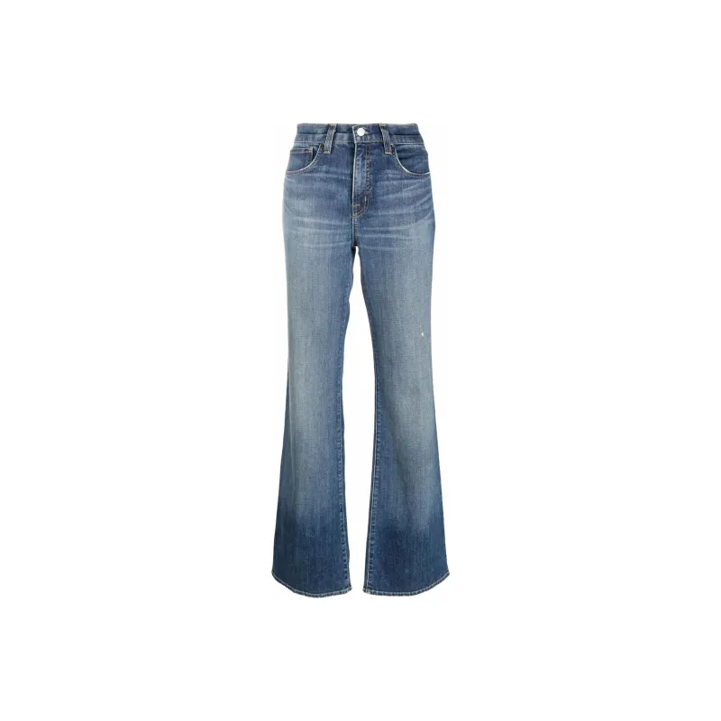 NILI LOTAN Flared Denim Jeans-0