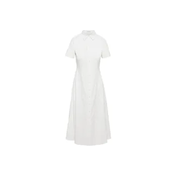 ARITZIA Babaton Expertise Linen Dress Short-Sleeved Dresses Women's White/White