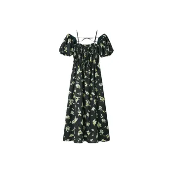 Lily Brown Short Sleeved Dresses Women's