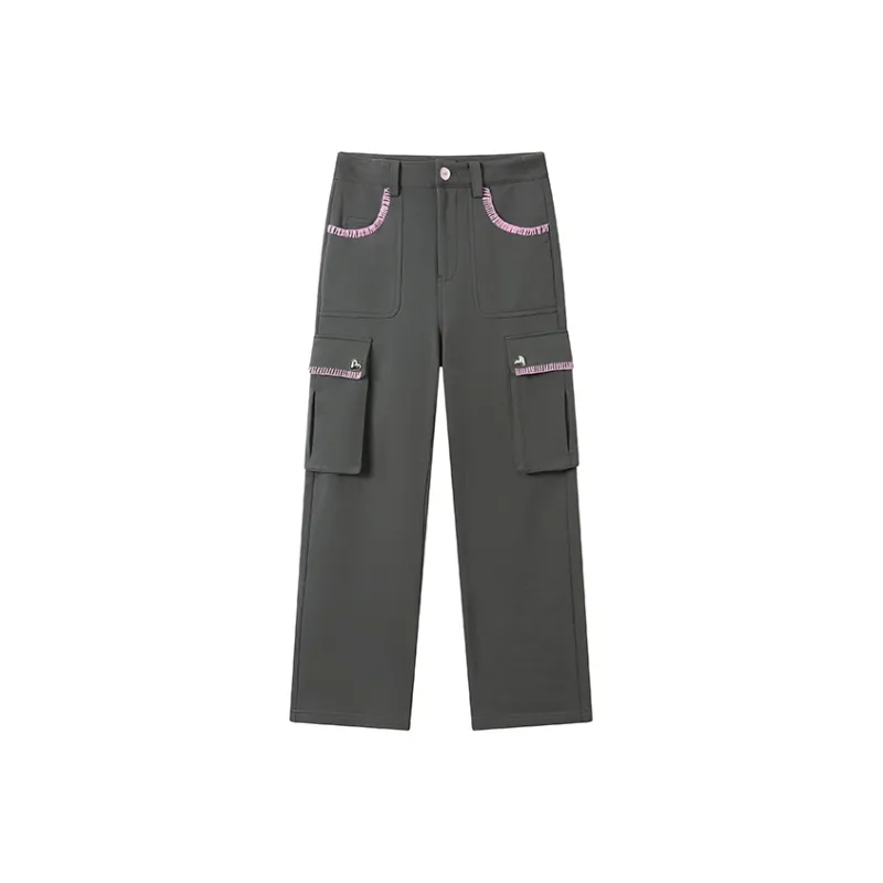 ANDREA MARTIN Cargo Pants Women's Gray-0