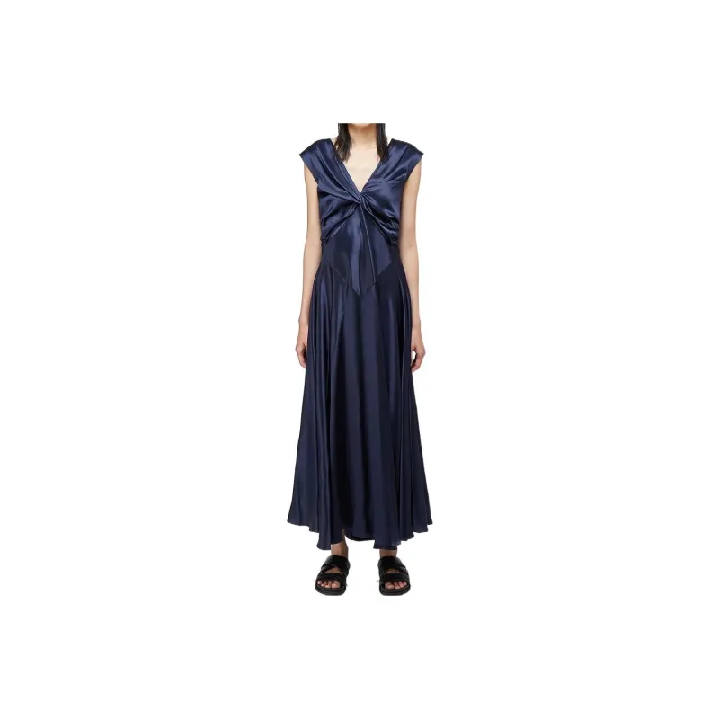 SIMONE ROCHA Sleeveless Dresses Women's Dark Blue-0