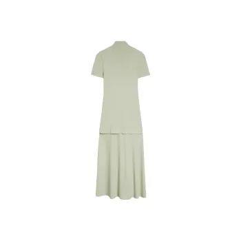 JIL SANDER High neck Fluid Midi Dress