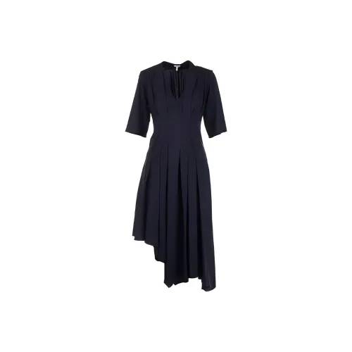 LOEWE Short Sleeved Dresses Women's Blue