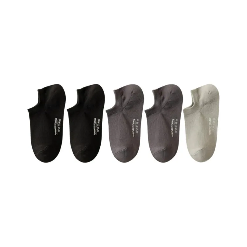 LUYOUYE No Show Socks Men's 5 Pack-0
