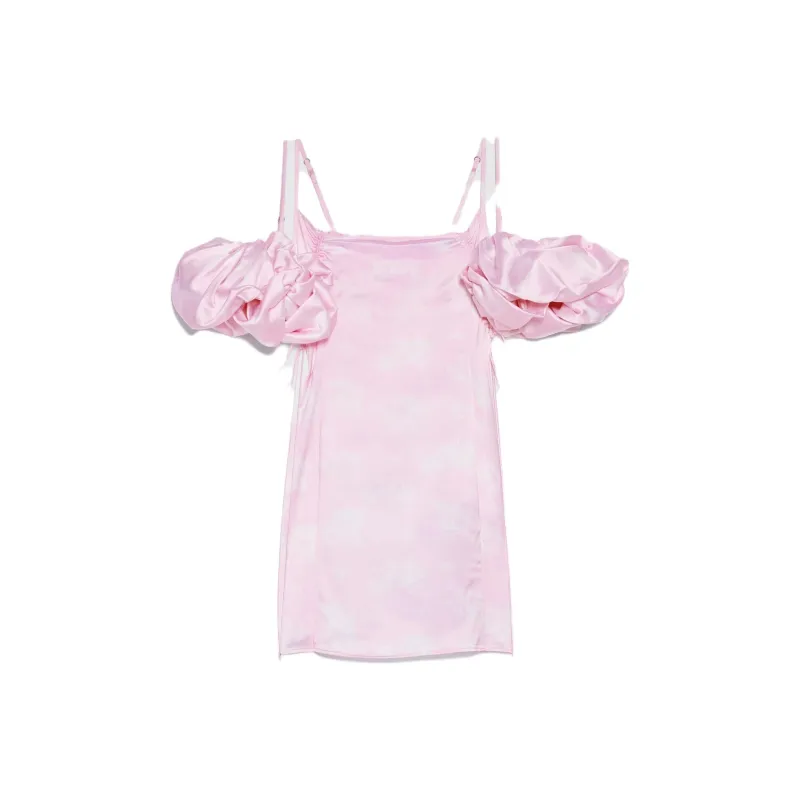 Jacquemus La Mini Robe Chouchou Off White-4