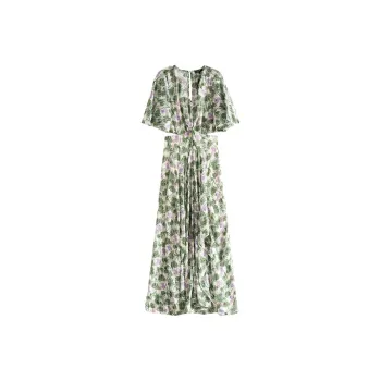 Maje Short-Sleeved Dresses Women's Light Green