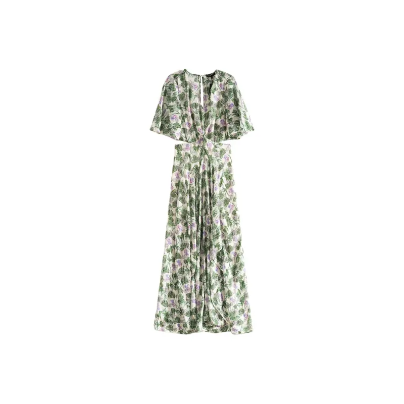 Maje Short-Sleeved Dresses Women's Light Green-0