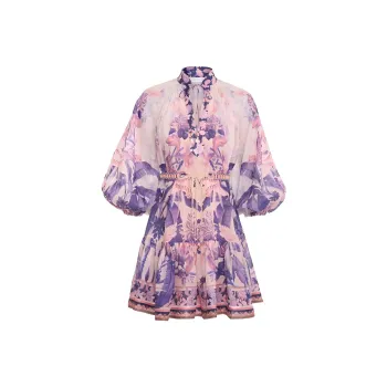 Zimmermann Long-Sleeved Dresses Women's Purple