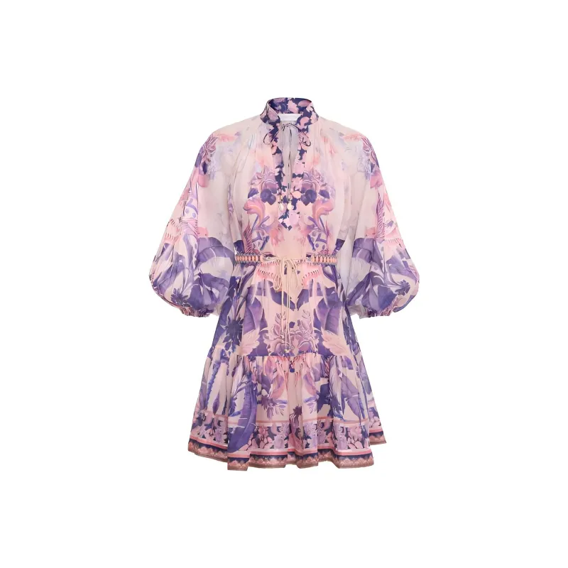 Zimmermann Long-Sleeved Dresses Women's Purple-0