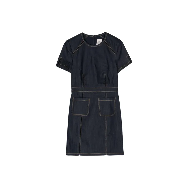 Cinq A Sept Gianna Denim Minidress-0