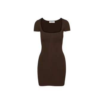 ARITZIA Babaton Emerge Dress Short-Sleeved Dresses Women's Coffee Bean/Coffee Bean