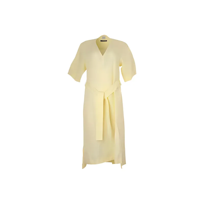 Paul Smith Short Sleeved Dress Women's Light Yellow-0