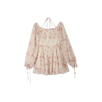 EIDOLON GRAIN Long Sleeved Dress Women's Dusty Pink
