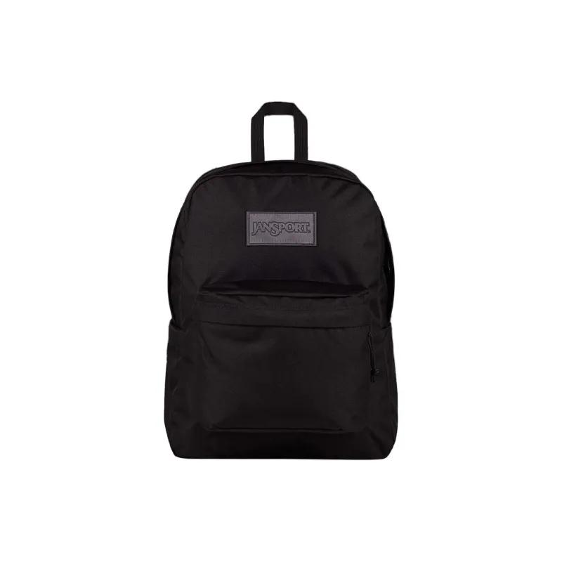 JanSport Polyester Backpack Medium Size Unisex Black-0